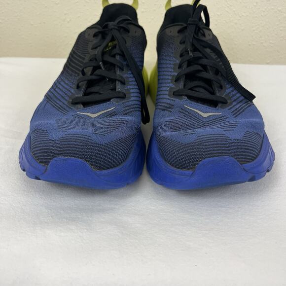 Hoka Mach 3 PROFLY Road Running Shoes Mens Size 10 Blue Yellow - Picture 3 of 8
